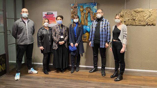 Sanat koridoru açıldı