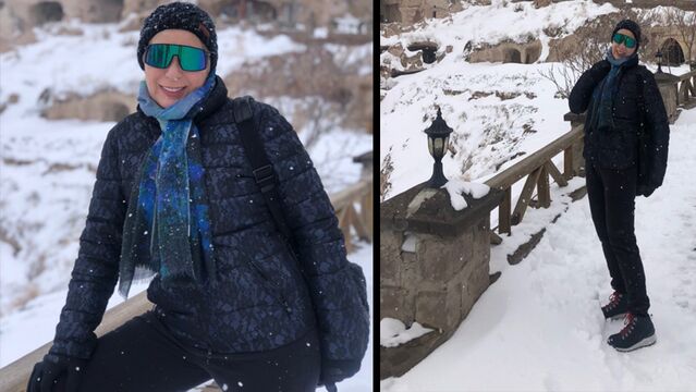 Kapadokya'da tatil molası...