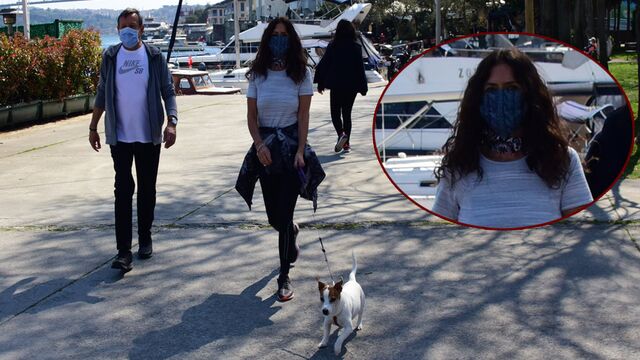Kuruçeşme'de yürüyüş keyfi
