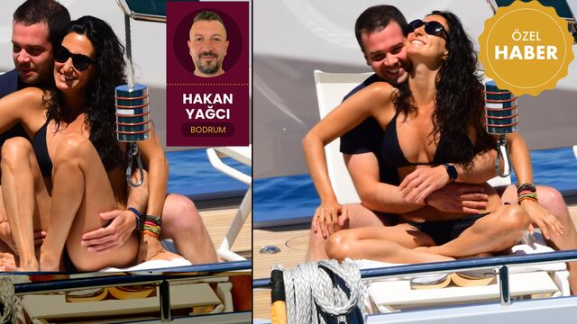 Genç aşıkların Bodrum keyfi...
