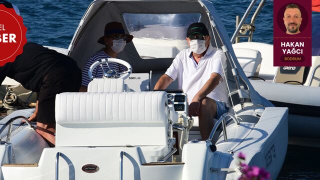 Sabancı çifti Bodrum'da...