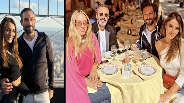 Aşıklar, dostlarıyla tatilde...