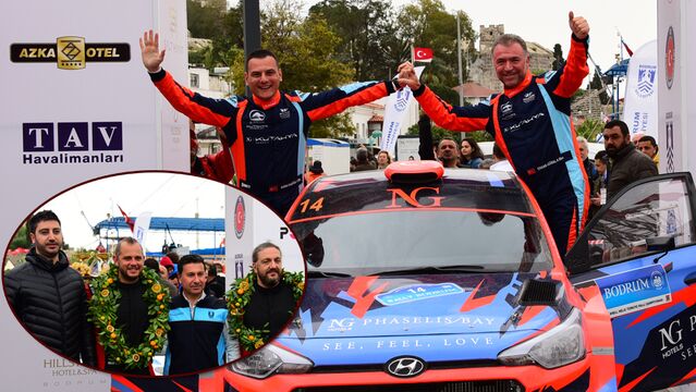Bodrum'da ralli heyecanı!
