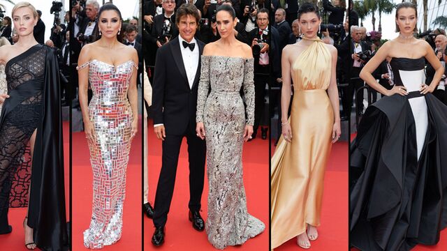 Cannes'da kırmızı halı şıklığı...