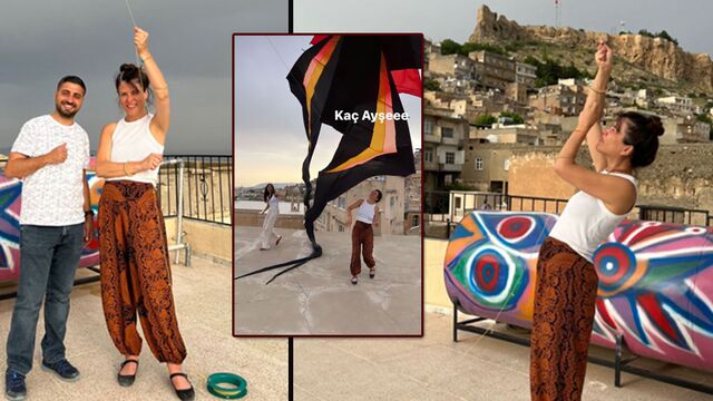 Mardin'de uçurtma keyfi...