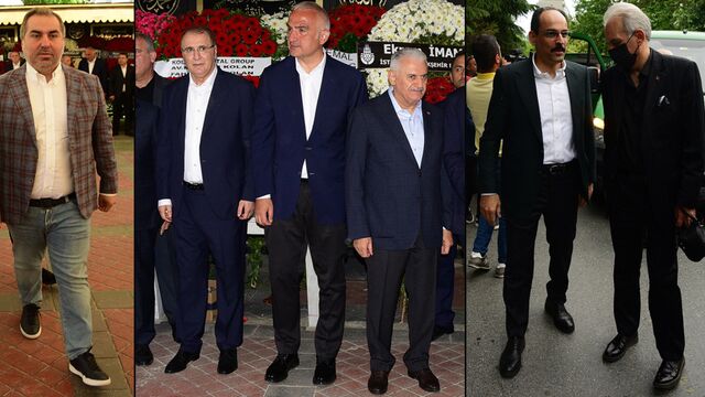 İş ve siyaset dünyası cenazede buluştu...