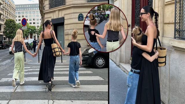 Özilhan, kızlarıyla Paris'te...