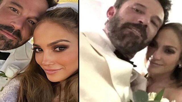 Jennifer Lopez ile Ben Affleck evlendi! 
