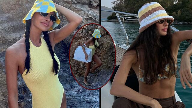 Deniz tutkunu Yasemin...
