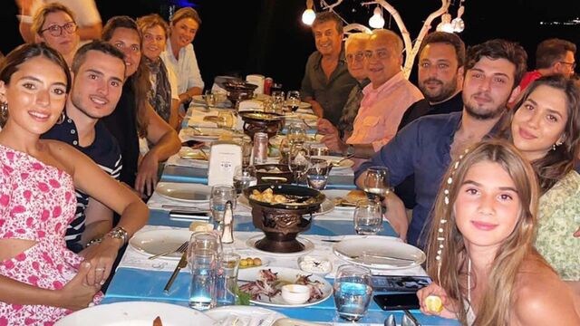 Bodrum'da ailece akşam yemeği!