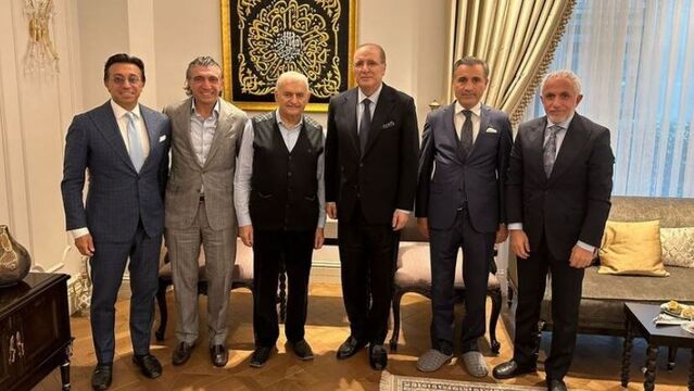 TBMM Başkanı Yıldırım'a iş insanlarından ziyaret!