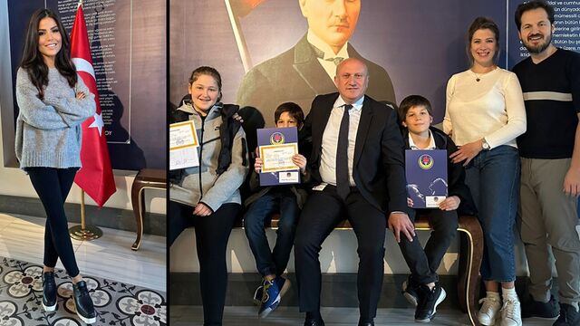 Çetinsaya Ailesi’nin karne heyecanı!