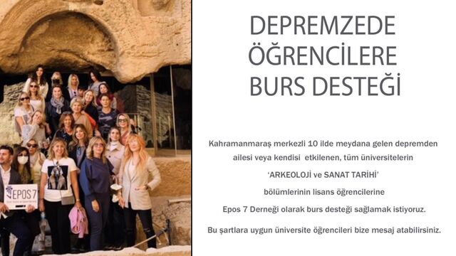 Epos 7'den depremzedelere burs!
