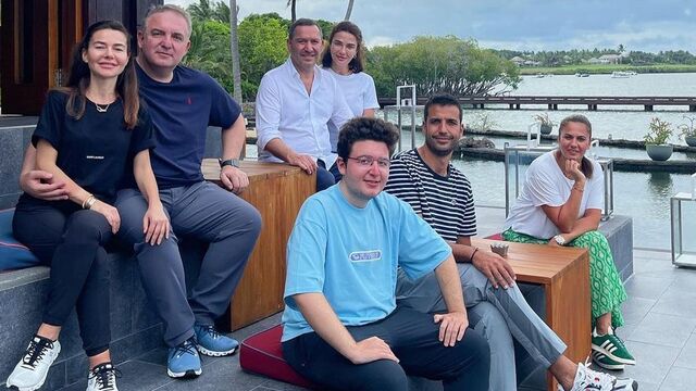 Keçeli çifti Mauritius'da...