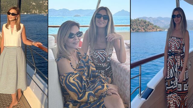 Yakın dostlar Göcek'te...