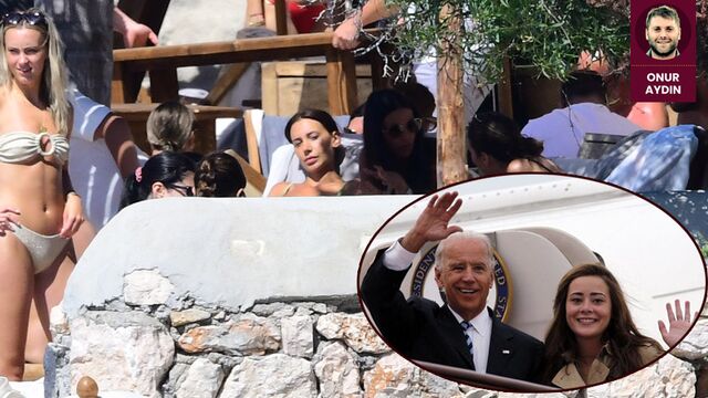 Biden'ın torunu Çeşme'de...