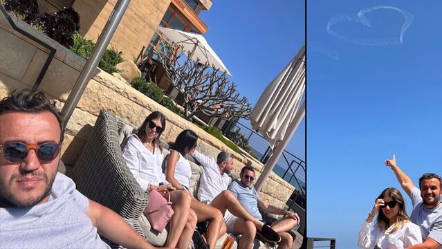 Malibu'da romantik paylaşım