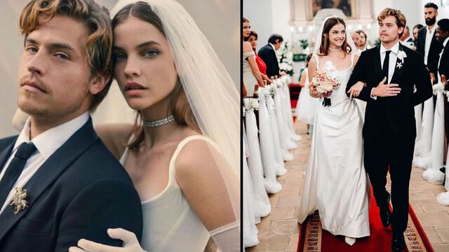 Barbara Palvin ve Dylan Sprouse evlendi