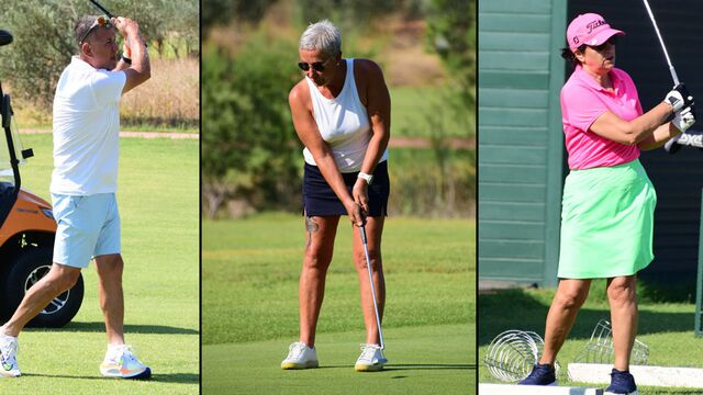 Golf tutkunları Bodrum'da... 