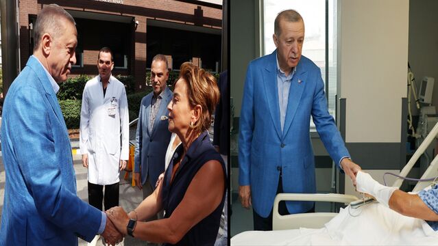 Cumhurbaşkanı Erdoğan'dan, Sabancı çiftine ziyaret