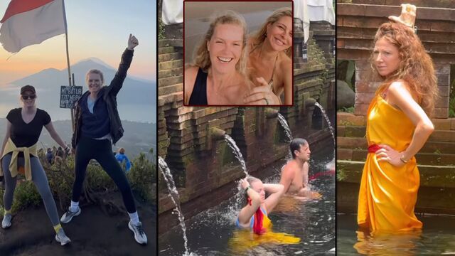 Dostlarıyla Bali'de tatil yaptılar...