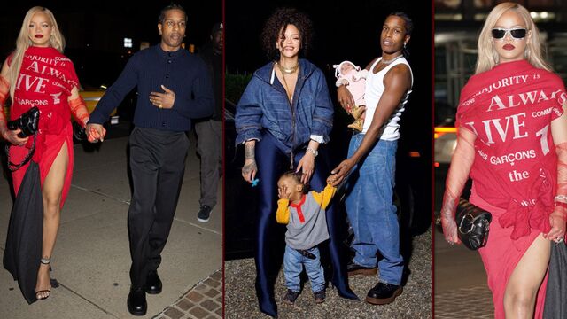 Rihanna ve ASAP Rocky Anneler Günü yemeğinde