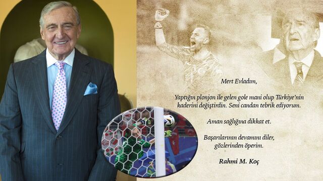 Koç’tan milli futbolcu Günok'a mektup!