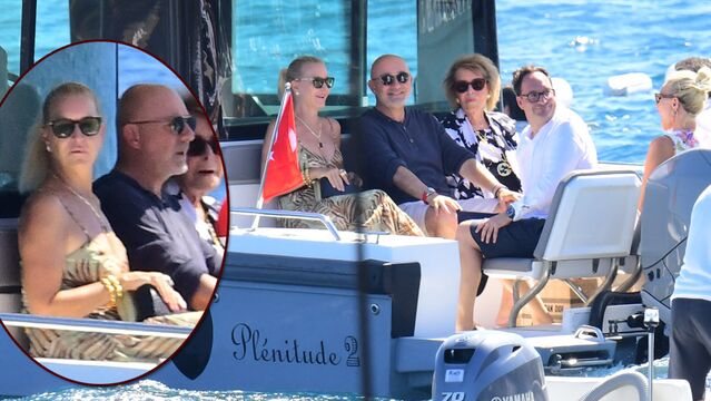 Dostlarını Bodrum'da ağırladılar...