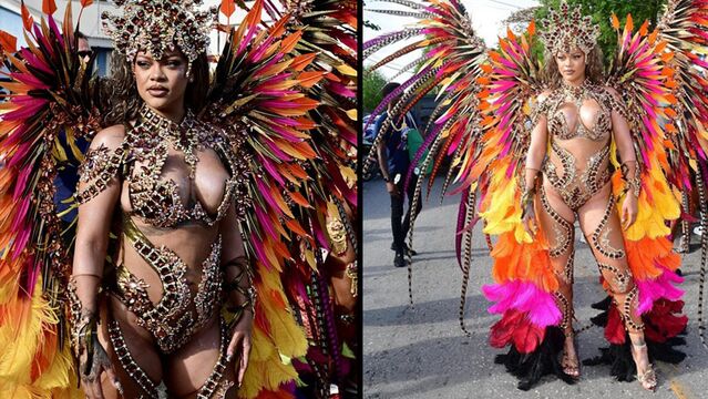 Rihanna ülkesi Barbados'ta festivale katıldı