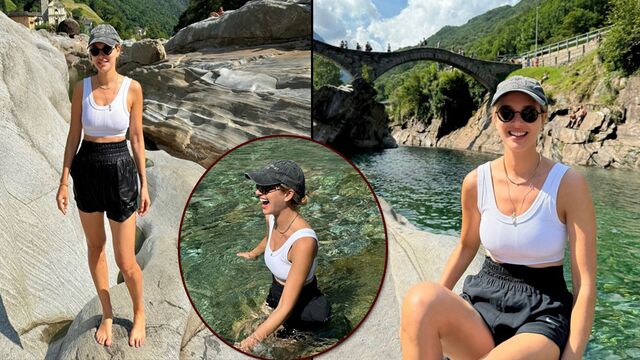 Alp Dağları'nda gezdi