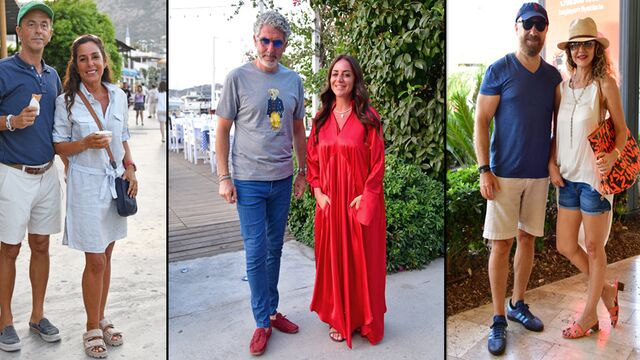 Tatilciler Bodrum caddelerinde...