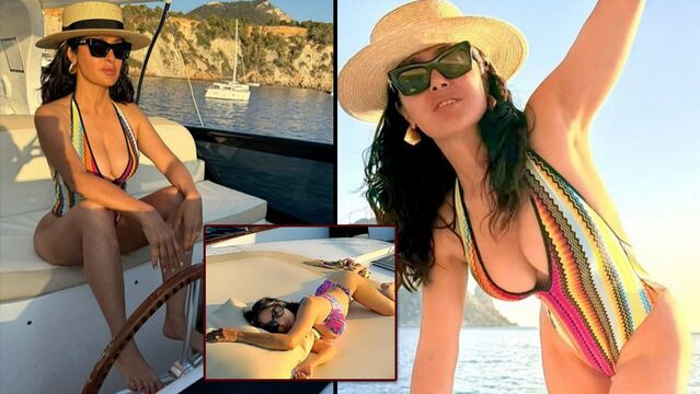 Salma Hayek'ten 58. yaş pozları