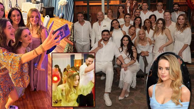 ABD'li oyuncu Joey King kardeşinin kına gecesinde...