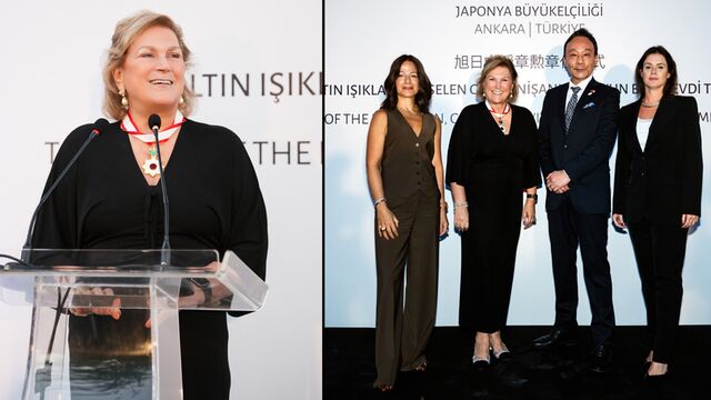 Sabancı'ya 'Altın Işıklar, Yükselen Güneş Nişanı'
