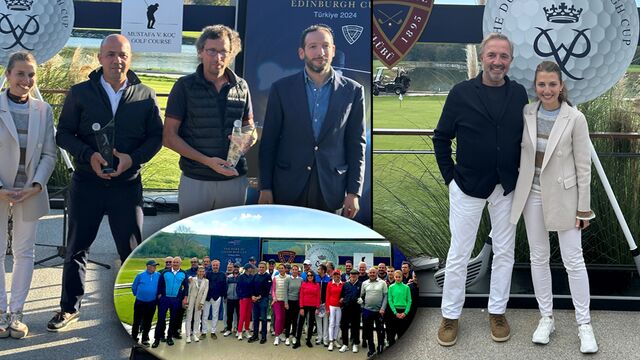Depremzedeler için golfçüler sahaya indi