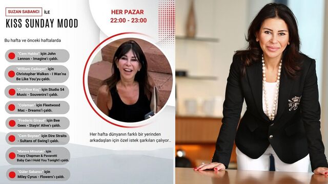 Sabancı, radyoda DJ oldu!