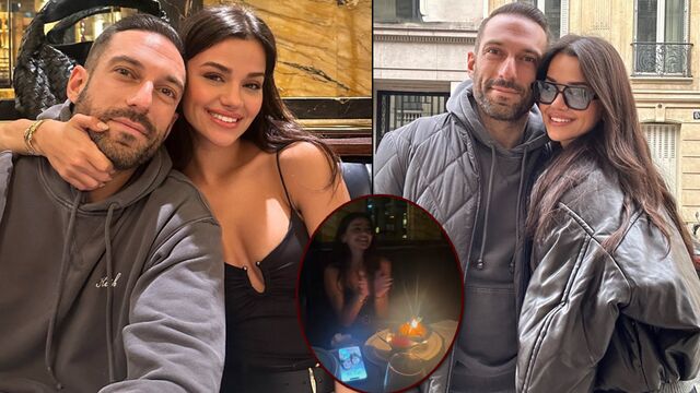 Paris'te romantik kutlama