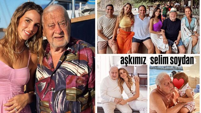 Dedesinin doğum gününü kutladı!