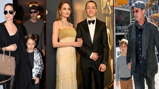 Angelina Jolie kırmızı halıda oğluyla yürüdü