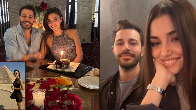 Sabancı'dan sevgilisine romantik kutlama...