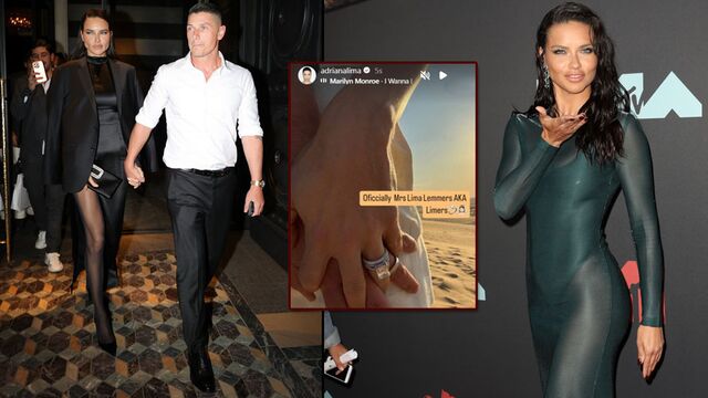 Adriana Lima'dan yüzüklü paylaşım!