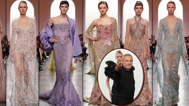 'Elie Saab' Paris Moda Haftası'nda...