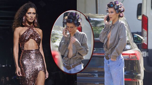 Bella Hadid'in set tarzı...