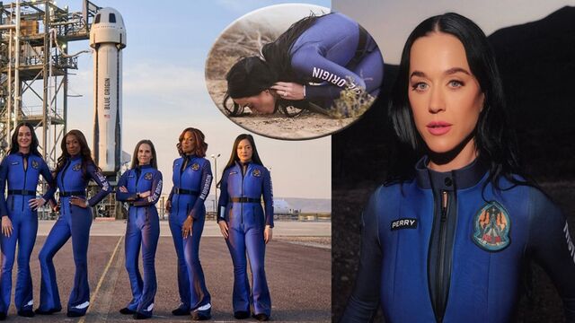 Katy Perry'nin uzay yolculuğu!