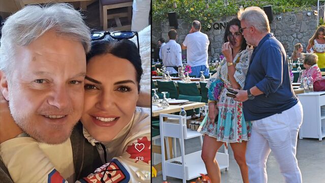 Aşıklar birlikte Bodrum'da...