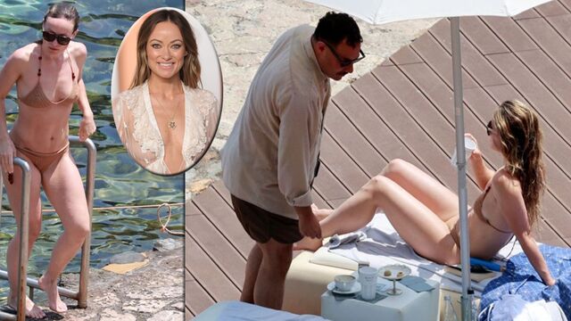 Olivia Wilde'ın Sicilya tatili...