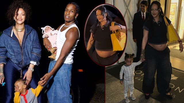 Rihanna oğluyla alışverişe çıktı