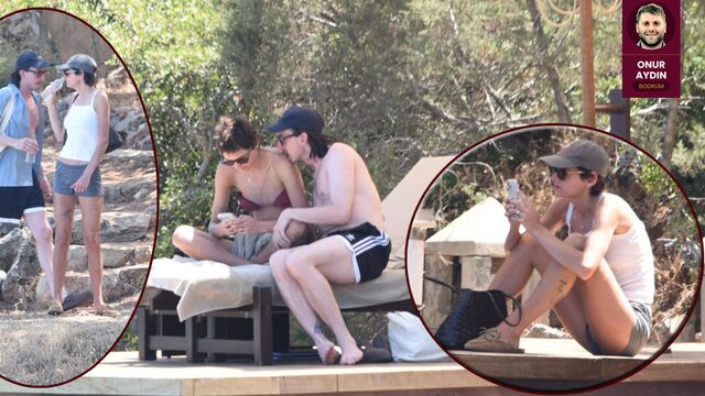 Hollywood yıldızı sevgilisiyle Bodrum'da... 