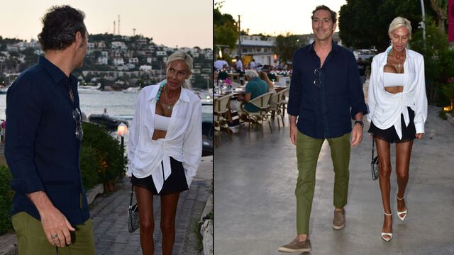 Dinçkök, yeni sevgilisiyle Bodrum'da...