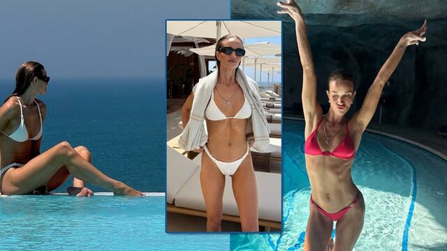 Ünlü model Antalya'da...